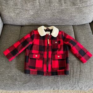 Boy’s 18month Buffalo plaid jacket
